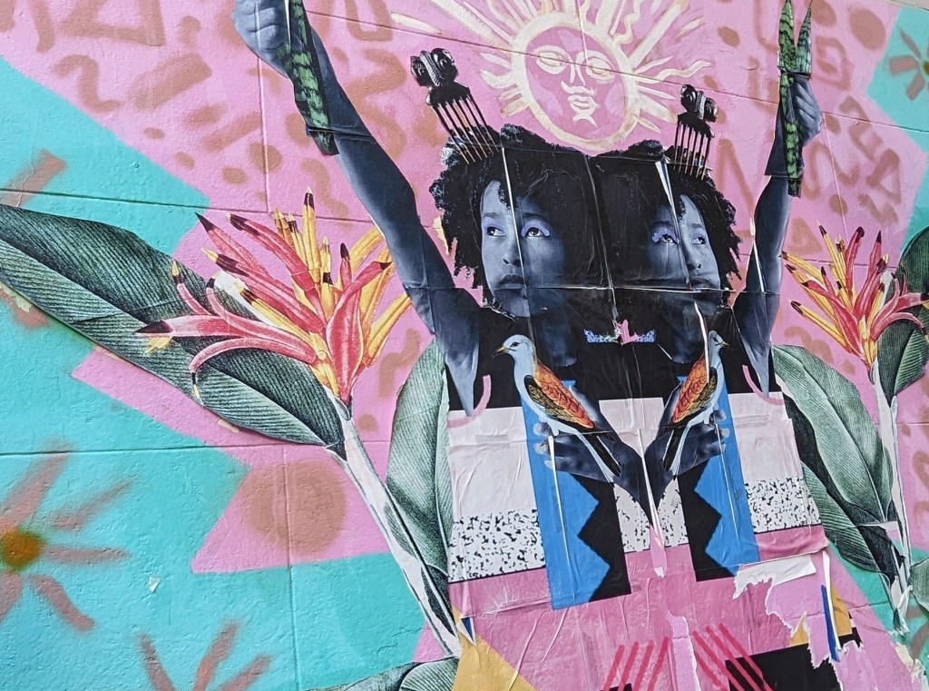 Maria Remedios del Valle mural by AfroIndigenous artist Kilava.